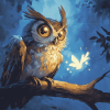 Fantasy Owl Bird Diamond Painting