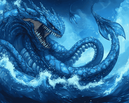 Fantasy Sea Monsters Diamond Painting