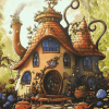 Fantasy Tea House Diamond Painting