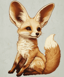 Fennec Fox Diamond Painting