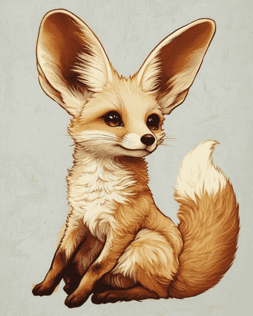 Fennec Fox Diamond Painting