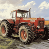 Fiat 180 90 Tractor Diamond Painting