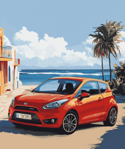 Fiesta St Car Engines Diamond Painting