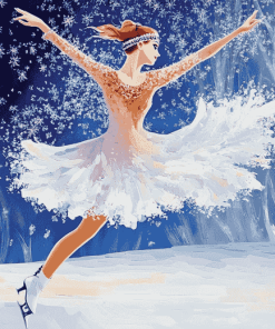 Figure Skating Woman Diamond Painting