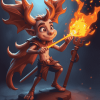 Firebreather Fantasy Animation Diamond Painting