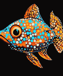 Fish Swimming Art Diamond Painting