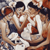 Five Women Diamond Painting