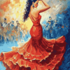 Flamenco Dance Passion Diamond Painting