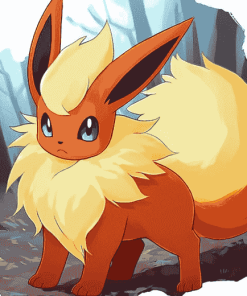 Flareon Fantasy Diamond Painting