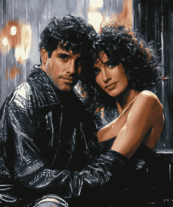 Flashdance Movie Characters Diamond Painting