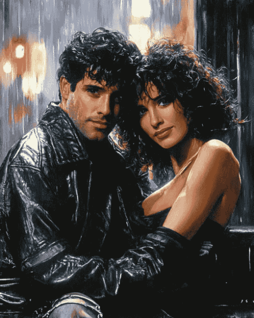 Flashdance Movie Characters Diamond Painting