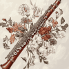 Floral Bassoon Music Diamond Painting