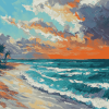 Florida Seascape Diamond Painting