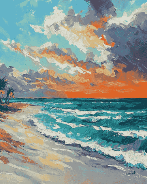 Florida Seascape Diamond Painting