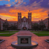 Florida State University Skyline Diamond Painting