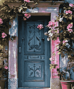 Flower Gate Blossoms Diamond Painting