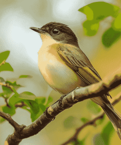 Flycatcher Birds Diamond Painting