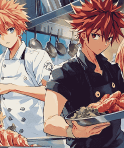 Food Wars Anime Diamond Painting