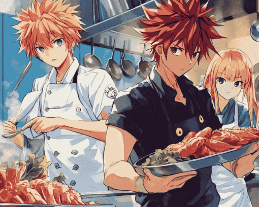 Food Wars Anime Diamond Painting