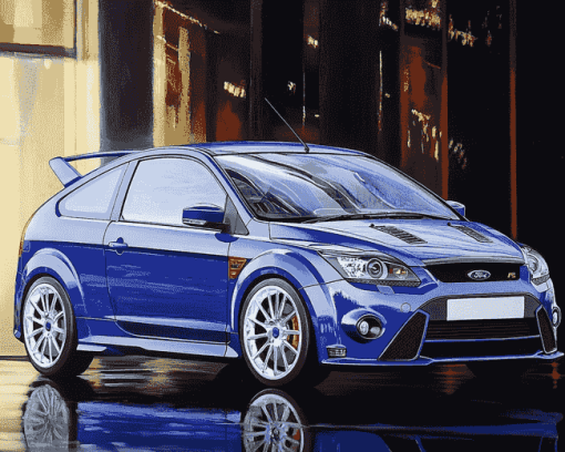 Ford Focus RS Cars Diamond Painting