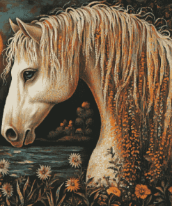 Forest Horse Diamond Painting