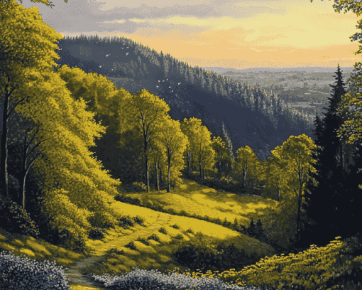 Forest of Dean Scenic Diamond Painting