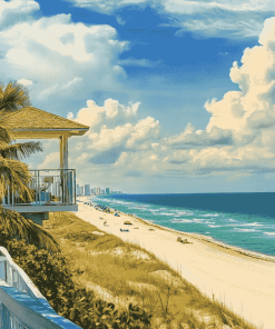 Fort Lauderdale Seascape Diamond Painting