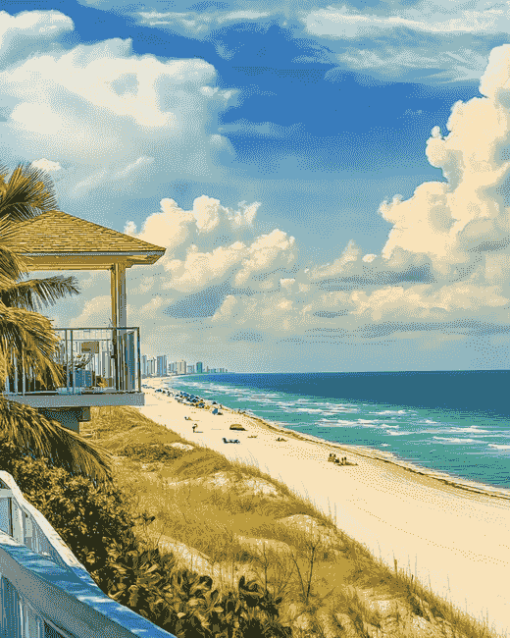 Fort Lauderdale Seascape Diamond Painting