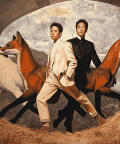 Fox Hunt Film Diamond Painting