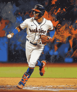 Francisco Lindor MLB Diamond Painting