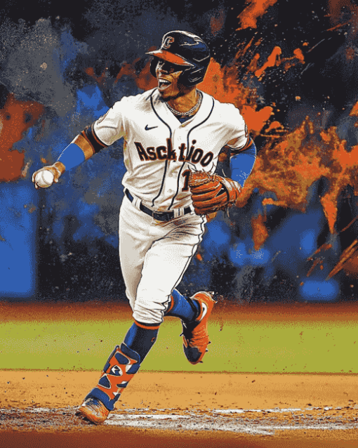 Francisco Lindor MLB Diamond Painting