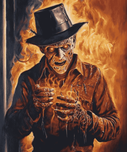 Freddy Krueger Movie Series Diamond Painting