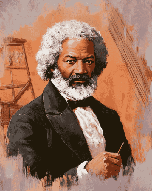 Frederick Douglass Vintage Diamond Painting