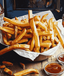 French Fries Inspired Diamond Painting