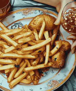 French Fries Potato Diamond Painting