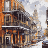 French Quarter New Orleans USA Diamond Painting