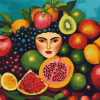 Frida Fruit Diamond Painting