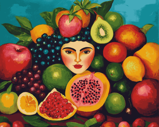 Frida Fruit Diamond Painting