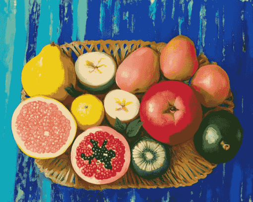 Frida Kahlo Fruit Still Life Diamond Painting