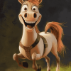 Funny Cartoon Horse Creations Diamond Painting