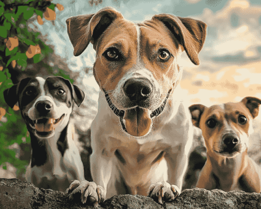 Funny Dogs Puppy Diamond Painting