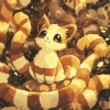 Furret Pokemon Art Diamond Painting