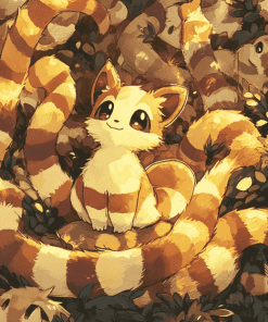 Furret Pokemon Art Diamond Painting