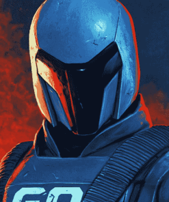 GI-Joe Cobra Commander Diamond Painting