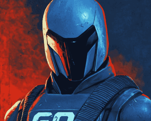 GI-Joe Cobra Commander Diamond Painting