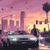 GTA 5 Iconic Characters Diamond Painting