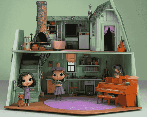 Gabbys Dollhouse Animation Diamond Painting