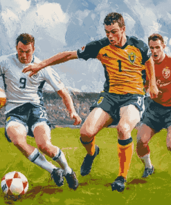 Gaelic Football Players Diamond Painting