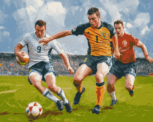 Gaelic Football Players Diamond Painting