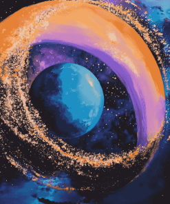 Galactic Planet Ring Diamond Painting